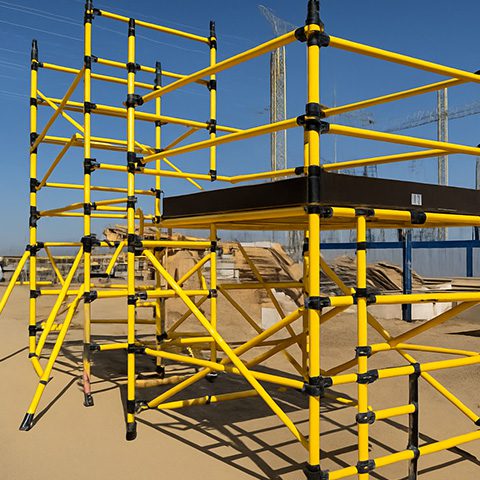 Double Width fiberglass scaffold