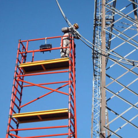 Narrow Width fiberglass scaffold